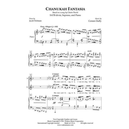 Duffy, Coreen - Chanukah Fantasia