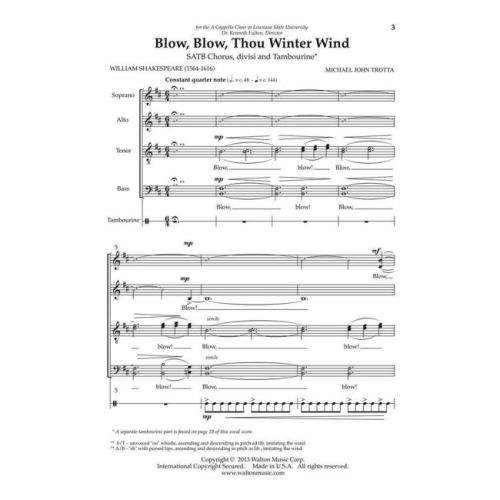 Trotta & Shakespeare - Blow, Blow, Thou Winter Wind