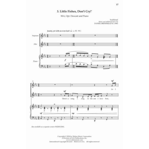 Brinsmead, Daniel - Five Sea Songs