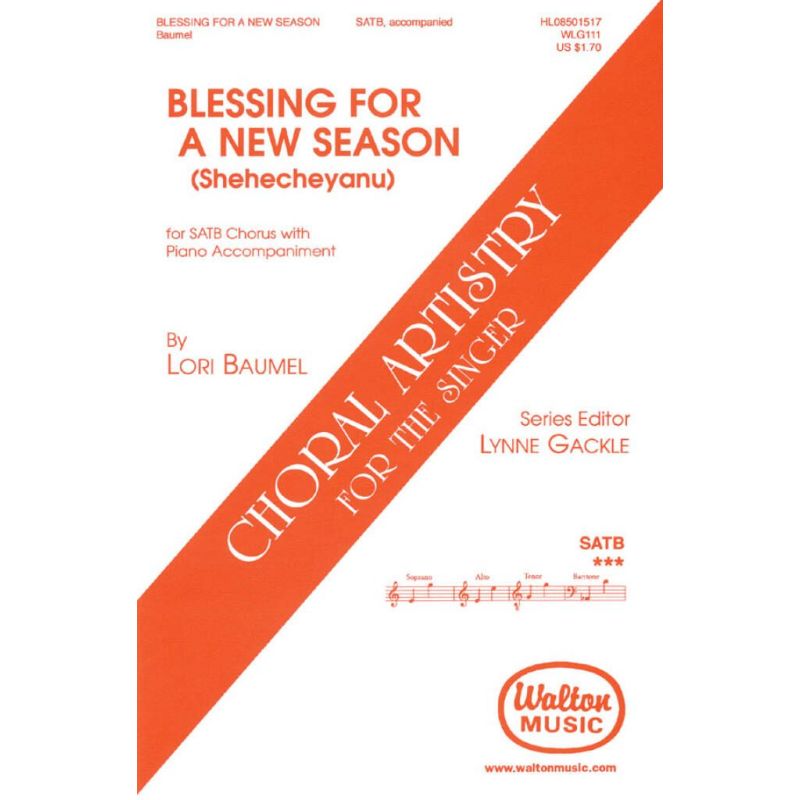 Baumel, Lori Hope - Blessing for a New Season (Shehecheyanu)
