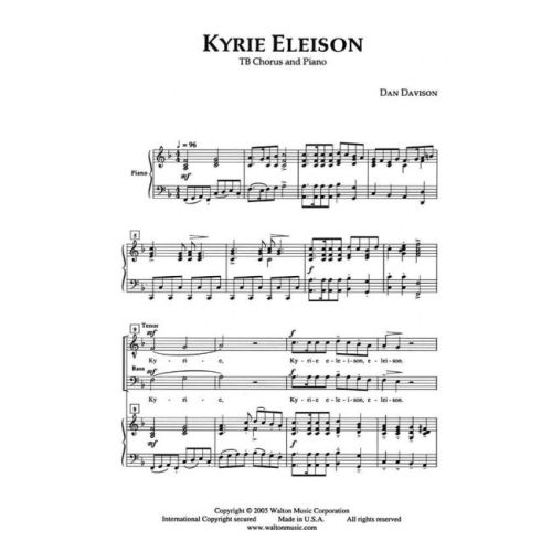 Davison, Dan - Kyrie Eleison