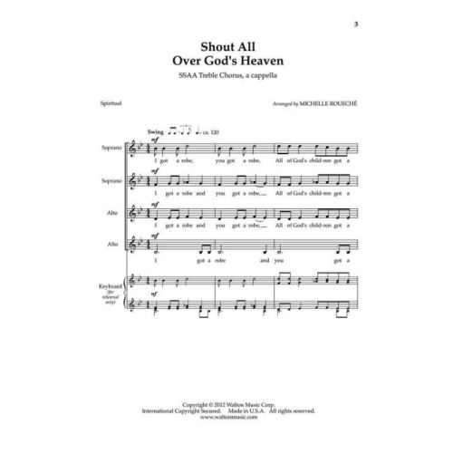 Spiritual - Shout All Over God's Heaven