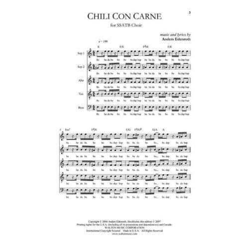 Edenroth, Anders - Chili con carne