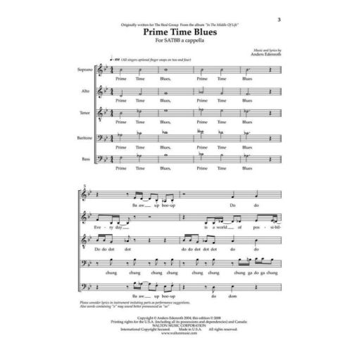 Edenroth, Anders - Prime Time Blues