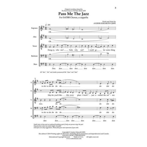 Edenroth, Anders - Pass Me the Jazz