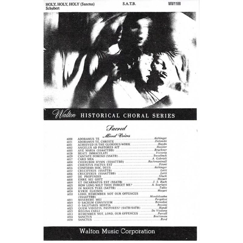 Schubert, Franz - Holy, Holy, Holy