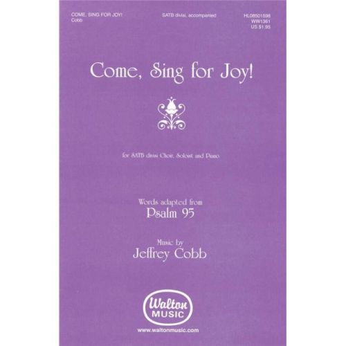 Cobb, Jeffrey - Come, Sing...