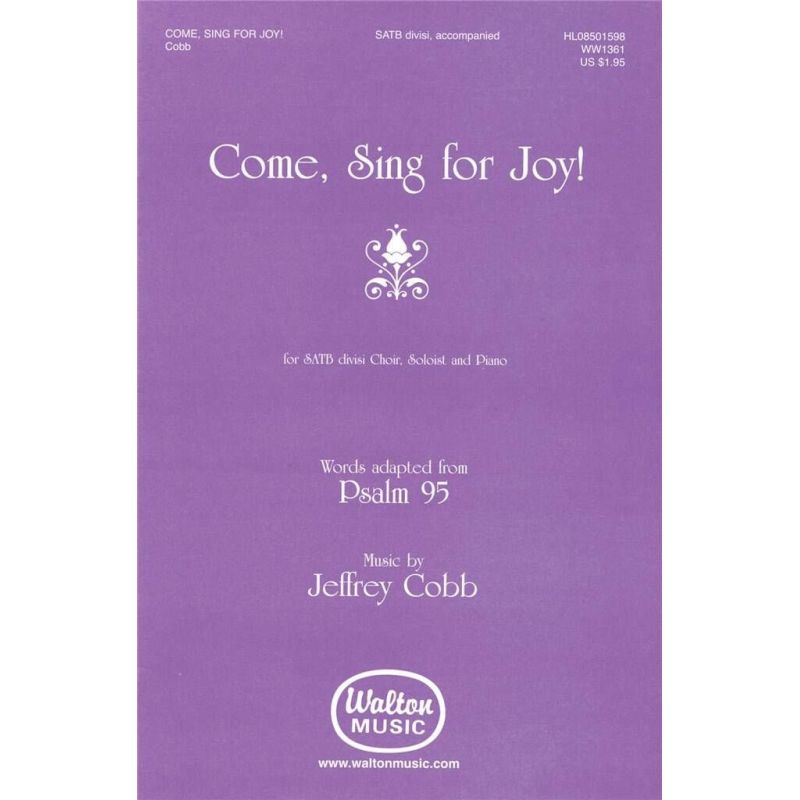 Cobb, Jeffrey - Come, Sing for Joy!