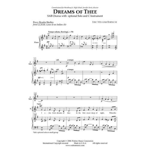 Barnum, Eric William - Dreams of Thee