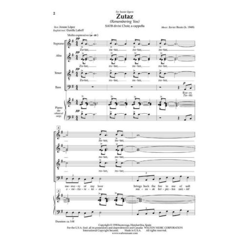 Busto, Javier - Zutaz (Remembering you)