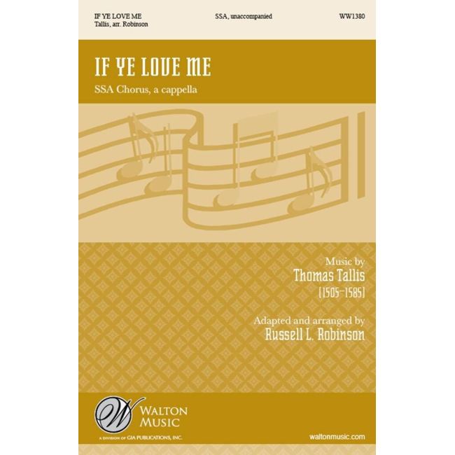 Tallis, Thomas - If Ye Love Me