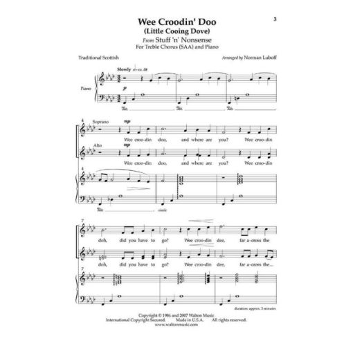 Traditional - Wee Croodin' Doo