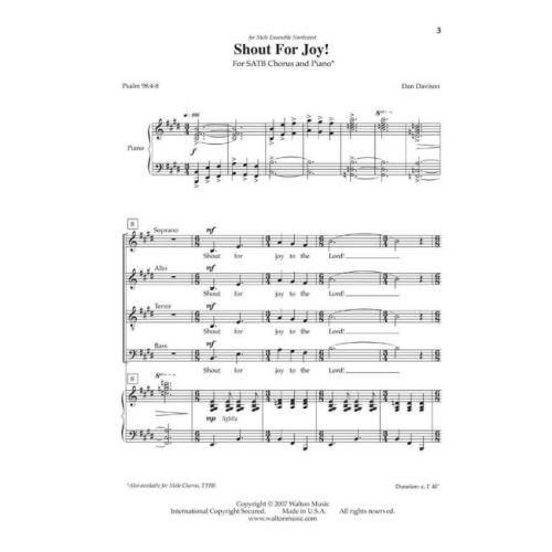 Davison, Dan - Shout for Joy!