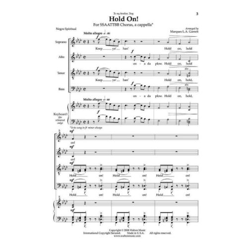 Traditional - Hold On!