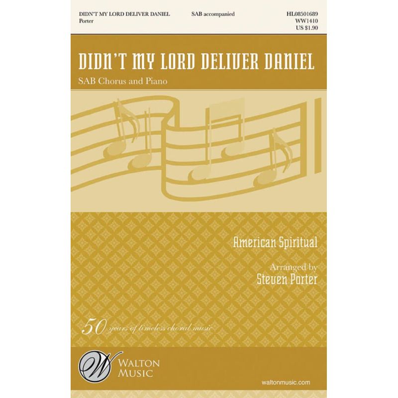 Spiritual, American - Didn't my Lord deliver Daniel