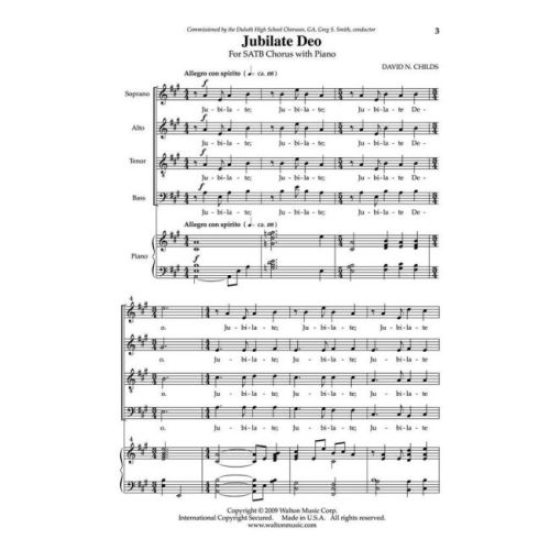 Childs, David N. - Jubilate Deo