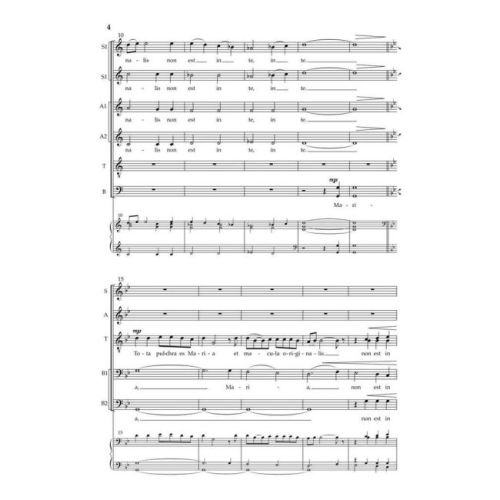 Gjeilo, Ola - Tota pulchra es