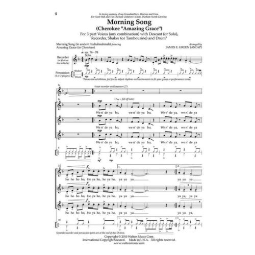 Traditional - Morning Song