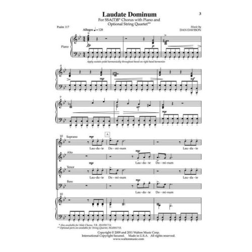 Davison, Dan - Laudate Dominum