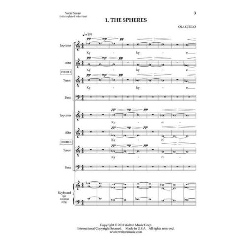 Gjeilo, Ola - Sunrise Mass