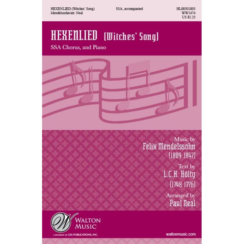Bartholdy, Felix Mendelssohn - Hexenlied