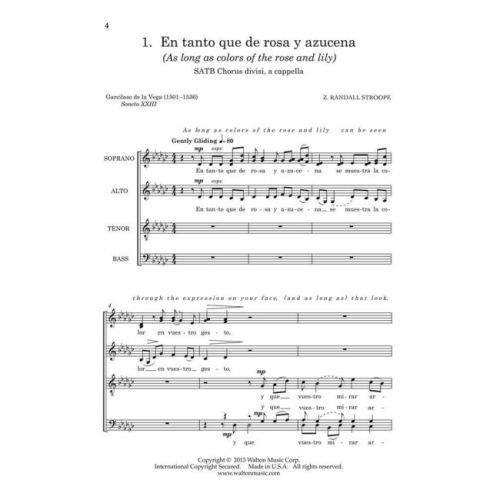 Vega & Stroope - Four Spanish Sonnets