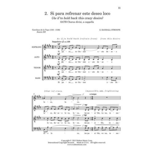Vega & Stroope - Four Spanish Sonnets