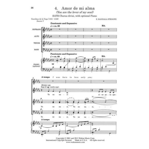 Vega & Stroope - Four Spanish Sonnets