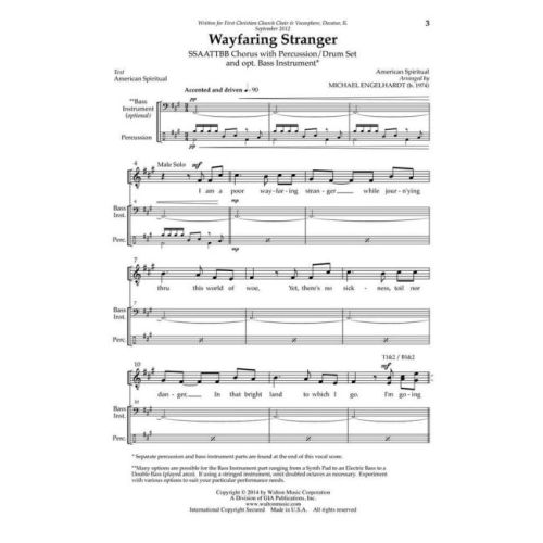 Spiritual, American - Wayfaring Stranger