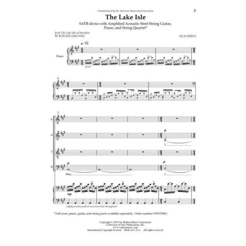 Gjeilo, Ola - The Lake Isle