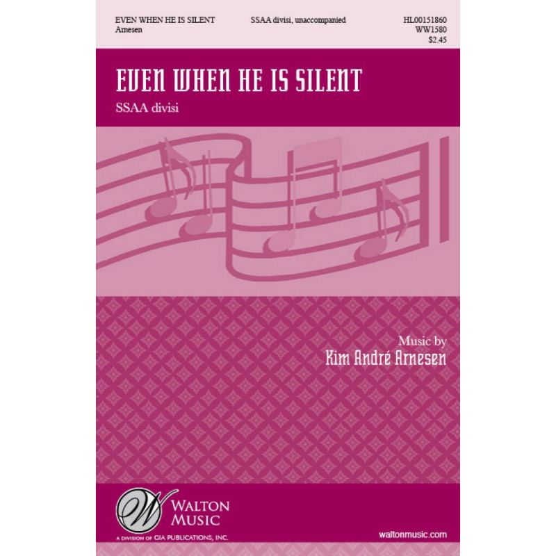 Arnesen, Kim André - Even When He Is Silent