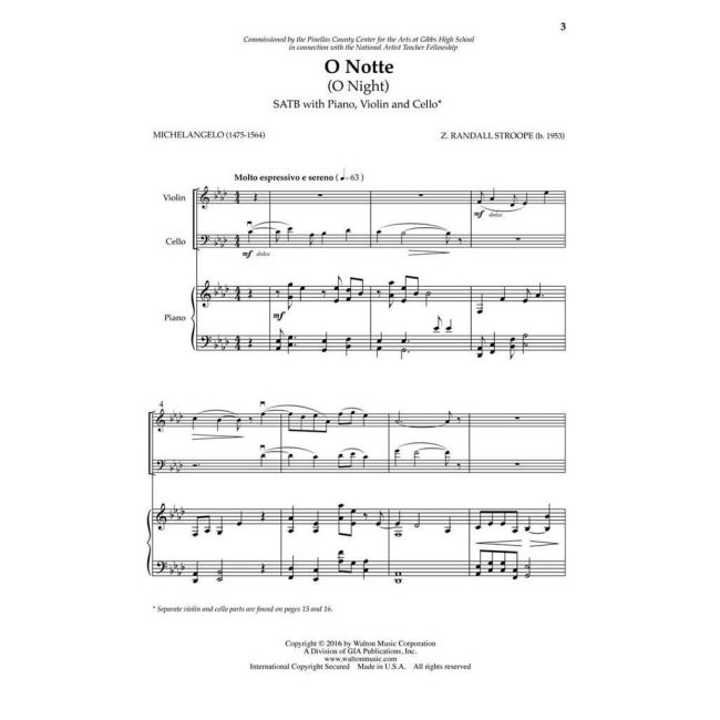 Stroope, Z. Randall - O Notte