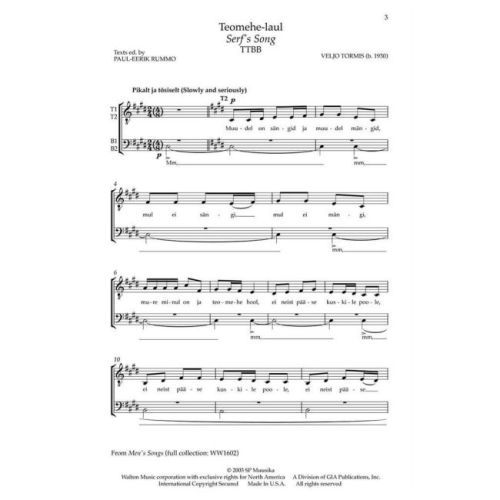 Woo, Hyo-Won - Teomehe-laul (Serf's Song)