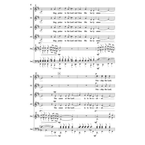 Davison, Dan - O Sing to the Lord