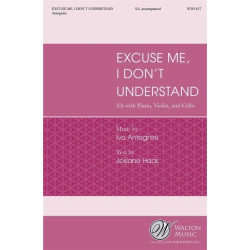 Antognini, Ivo - Excuse Me,...