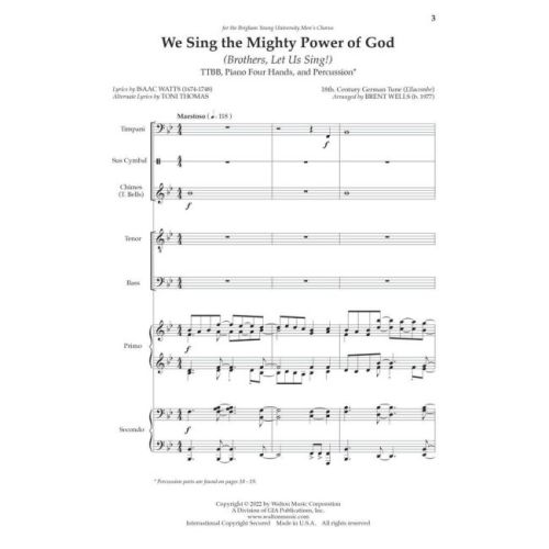 We Sing the Mighty Power of God