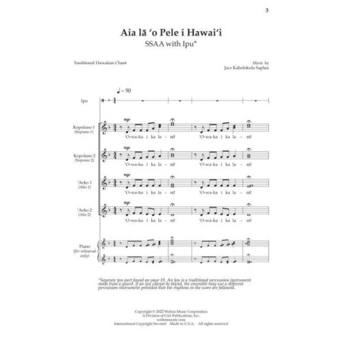 Saplan, Jace Kaholokula - Aia iã 'o Pele i Hawai'i