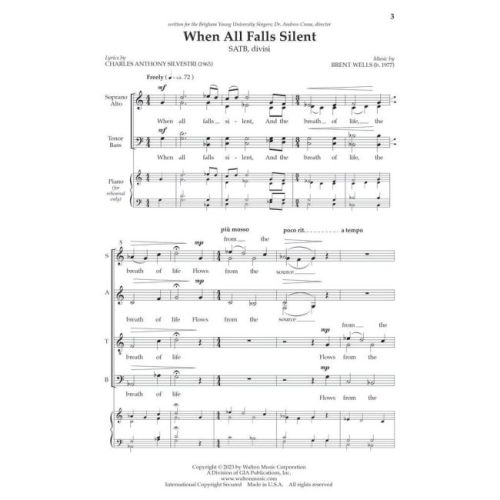 Wells, Brent - When All Falls Silent