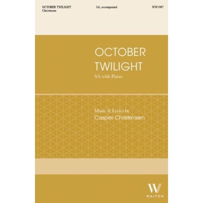 Christensen, Casper - October Twilight