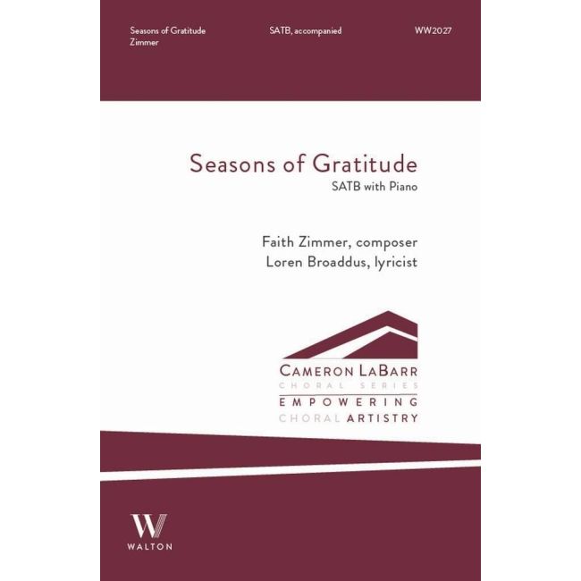 Zimmer, Faith - Seasons of Gratitude