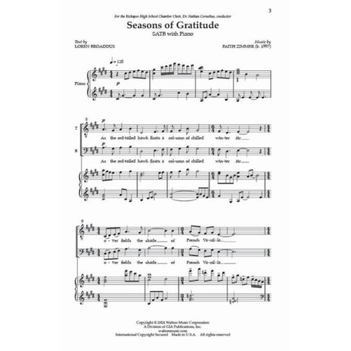 Zimmer, Faith - Seasons of Gratitude