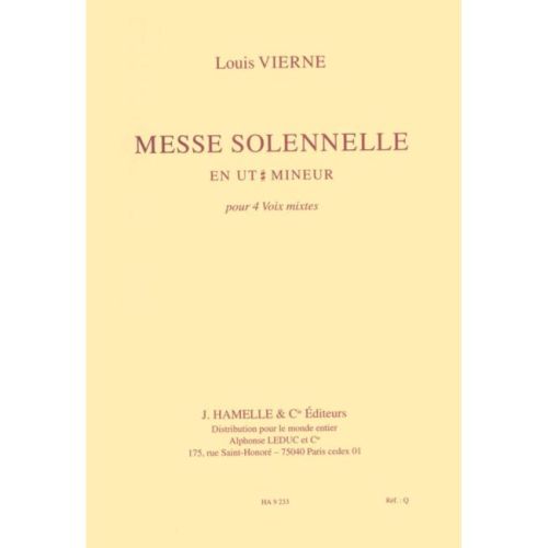 Vierne, Louis - Messe Solennelle Ut Opus 16