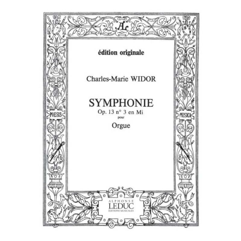 Widor, Charles-Marie - Symphonie 3 Opus 13