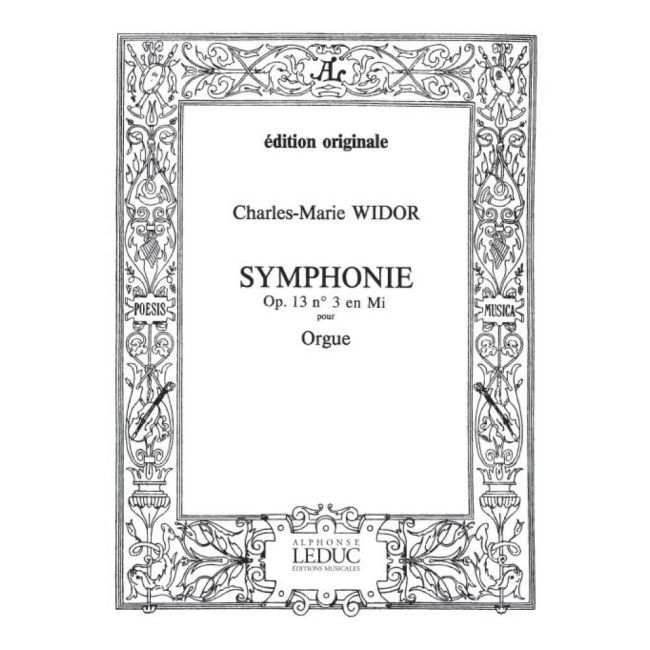 Widor, Charles-Marie - Symphonie 3 Opus 13