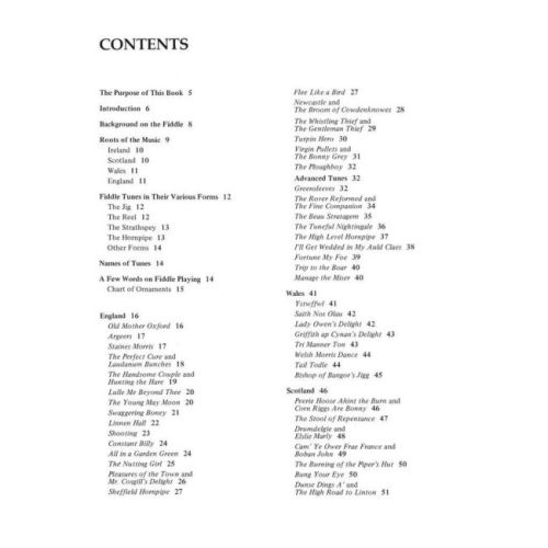 English, Welsh, Scottish & Irish Fiddle Tunes