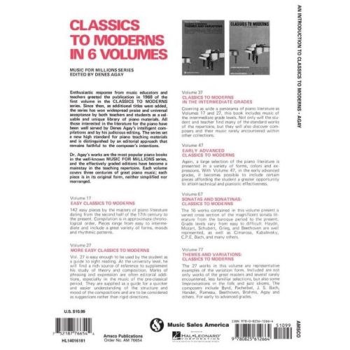 An Introduction to Classics to Moderns