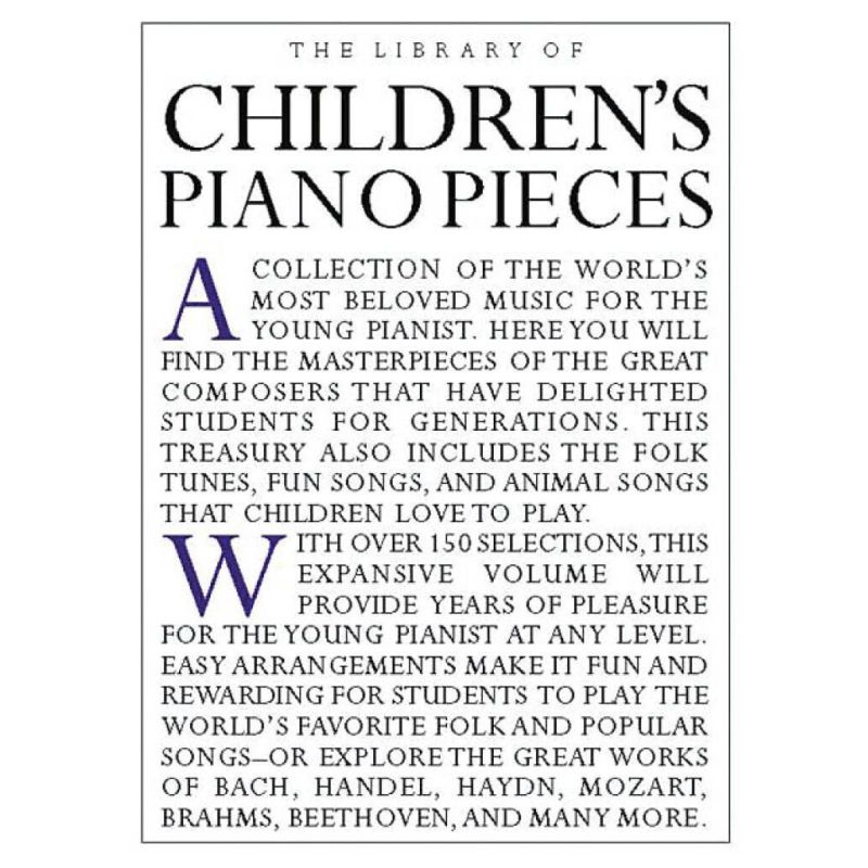 The Library of Children's Piano Pieces