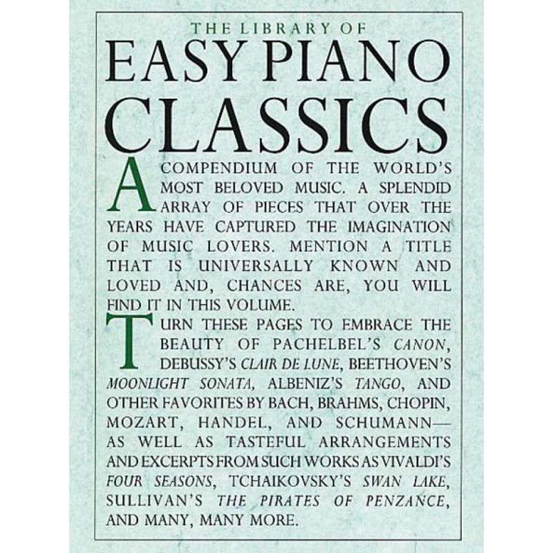 Library of Easy Piano Classics