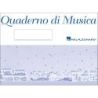 Quaderno di musica blu carta avorio