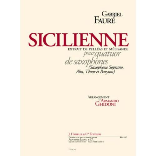 Fauré, Gabriel - Sicilienne...